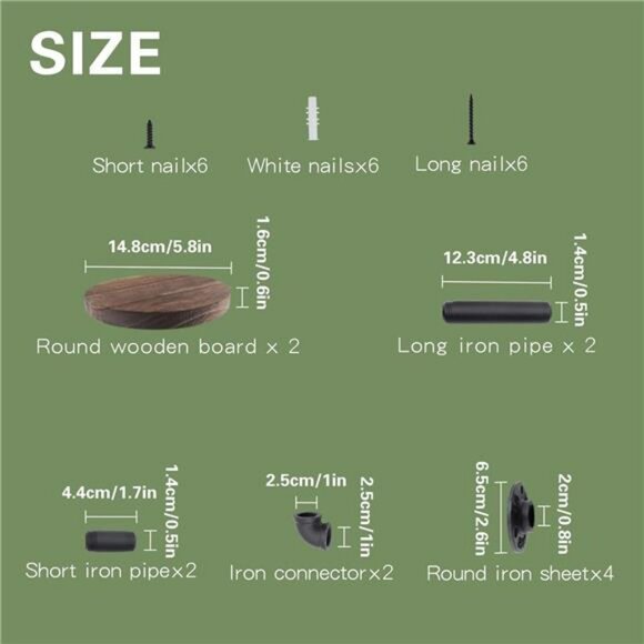 2 Pack Round Floating Corner Shelves Wall Mounted Wood Display Racks for Decor - Picture 5 of 7